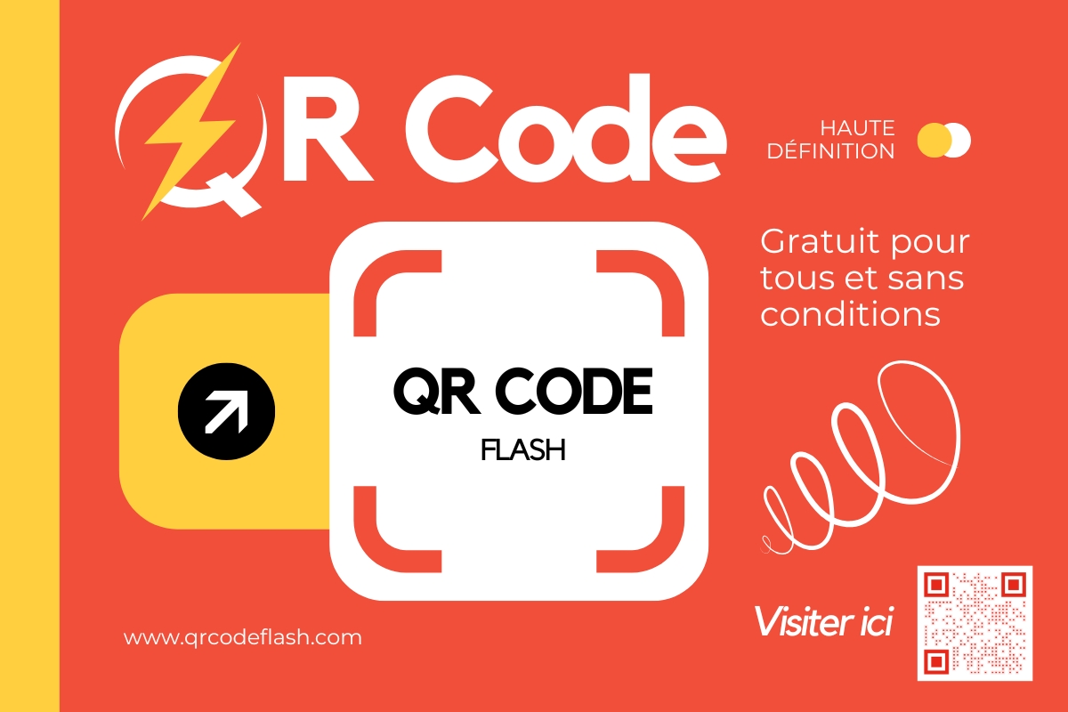 Bannière QR Code Flash